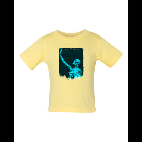 BELLA CANVAS BABY JERSEY TEE 3001B Human skeleton kill your